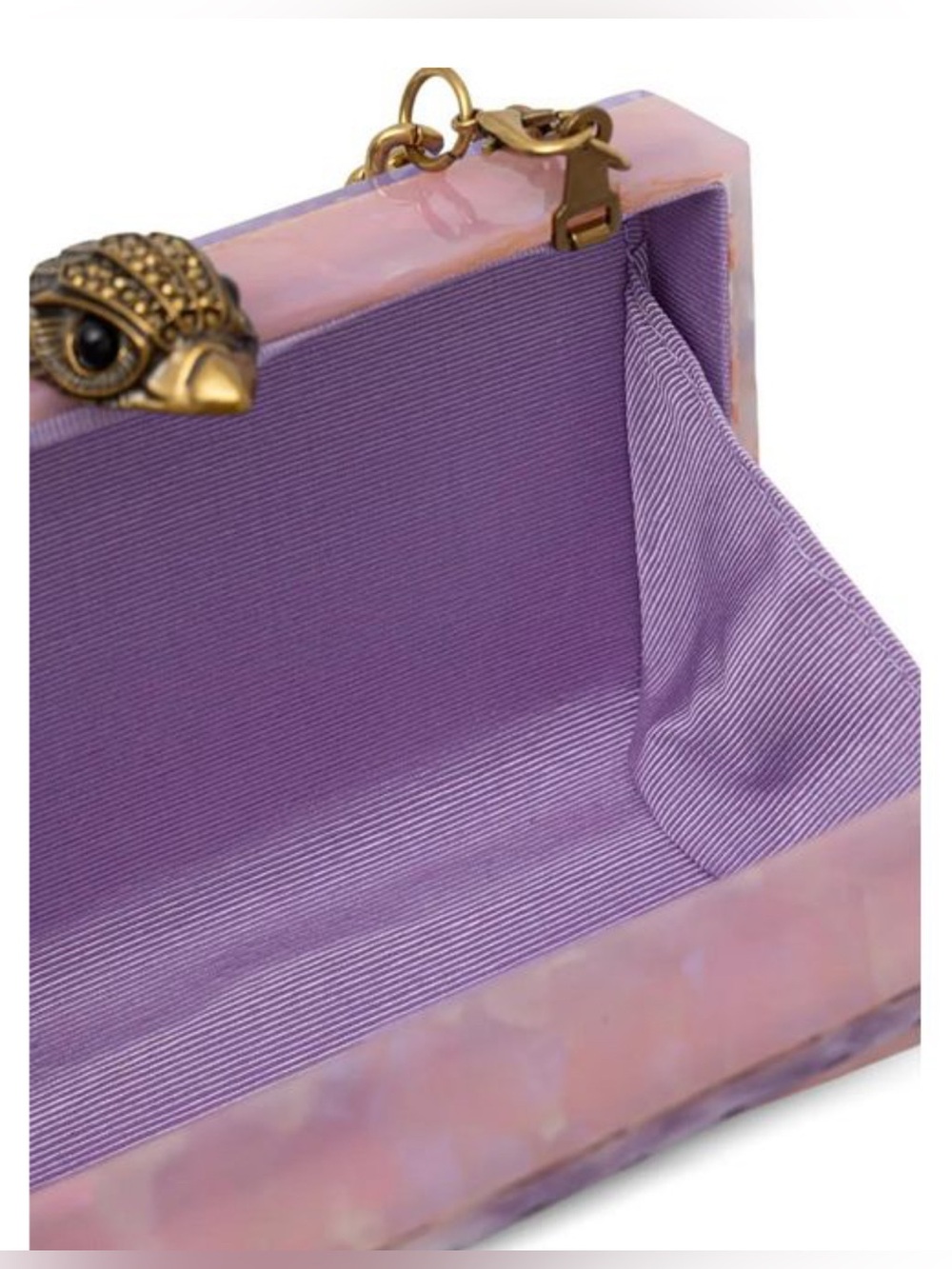 NWT Kurt Geiger Butterfly Box Clutch Crossbody Bag - Picture 9 of 17